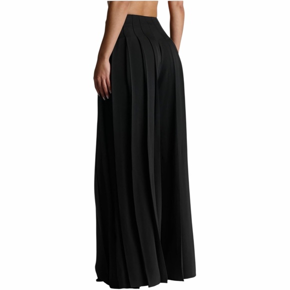 NAKED WARDROBE Pleated Wide Leg Pants Lined Size XS - Picture 4 of 5